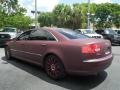 2007 Custom Matte Burgundy Audi A8 L 4.2 quattro  photo #15