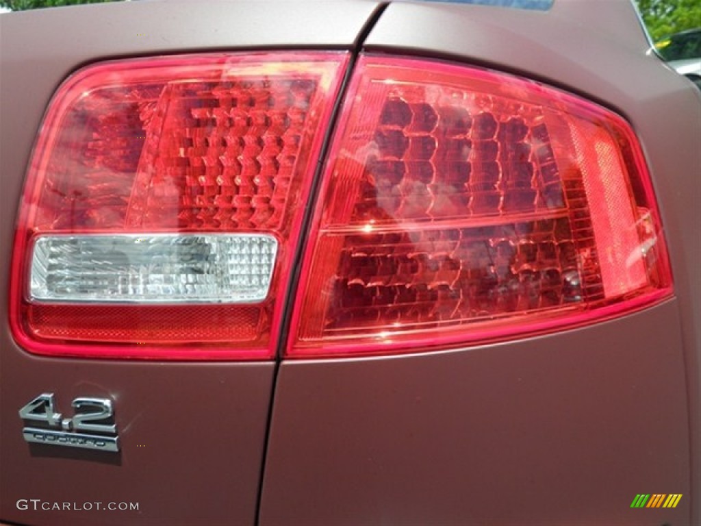 2007 A8 L 4.2 quattro - Custom Matte Burgundy / Sand Beige photo #21