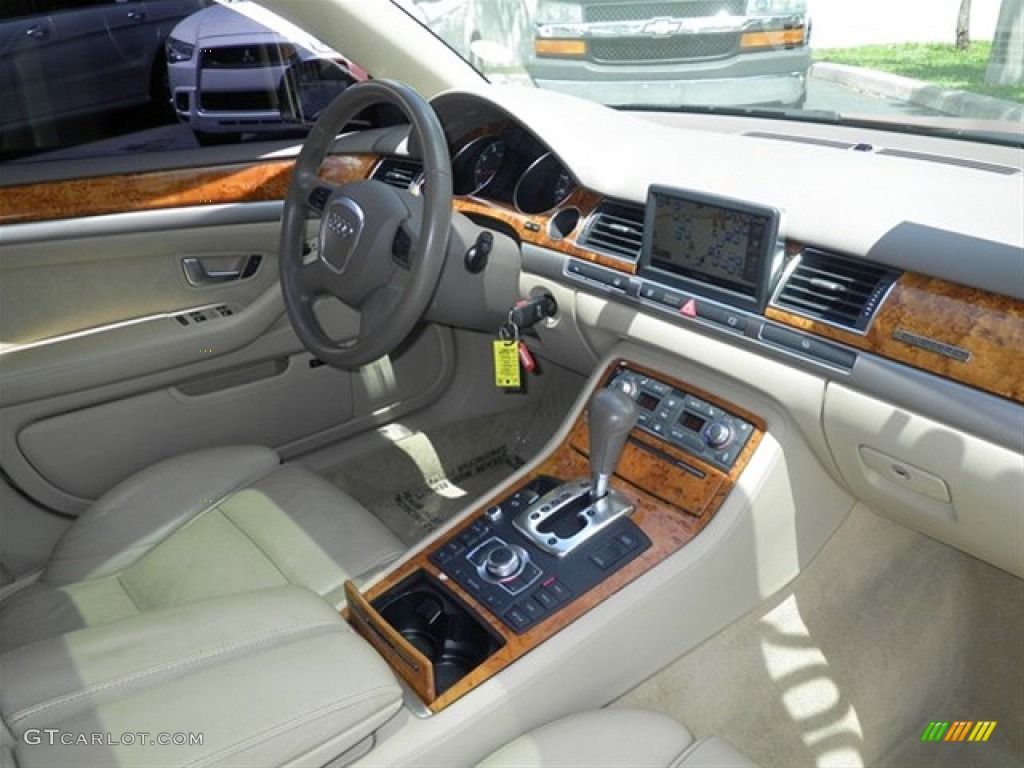 2007 A8 L 4.2 quattro - Custom Matte Burgundy / Sand Beige photo #27