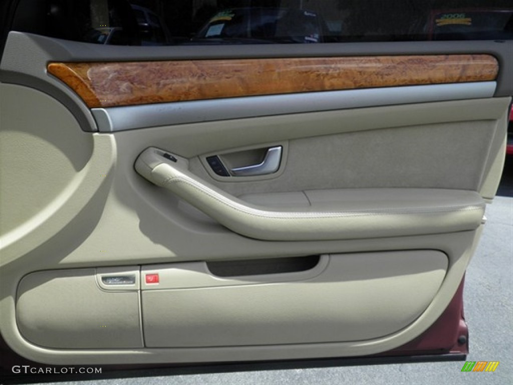 2007 A8 L 4.2 quattro - Custom Matte Burgundy / Sand Beige photo #29
