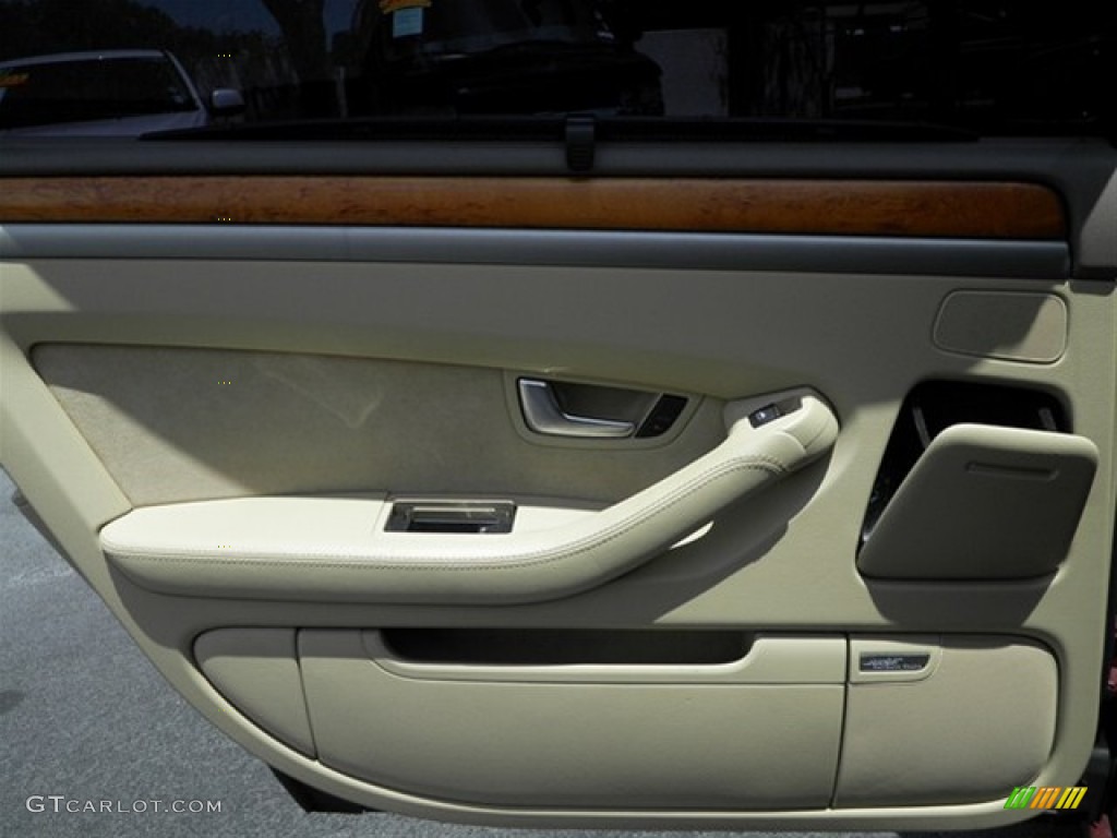 2007 A8 L 4.2 quattro - Custom Matte Burgundy / Sand Beige photo #35