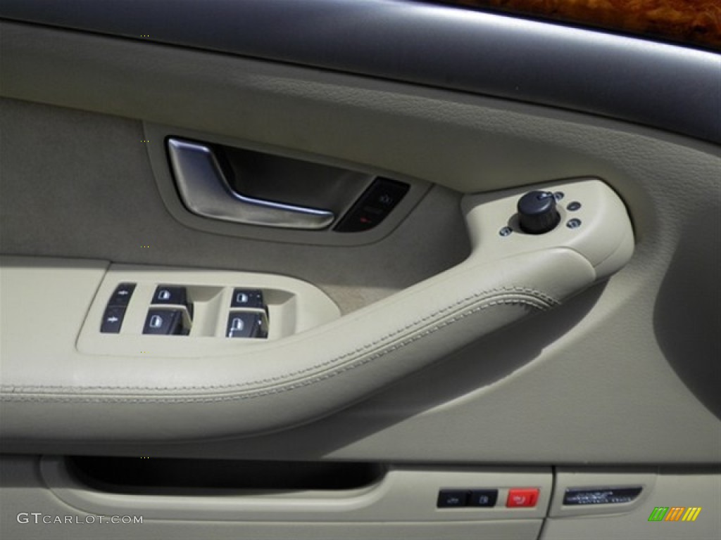 2007 A8 L 4.2 quattro - Custom Matte Burgundy / Sand Beige photo #38