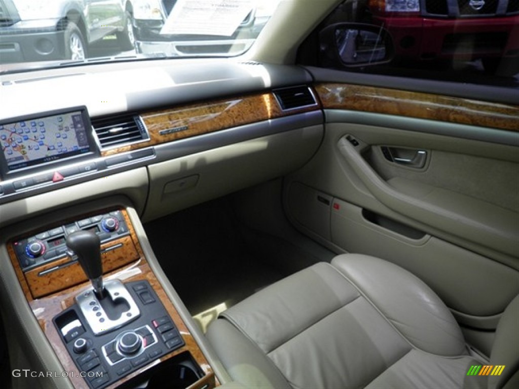 2007 A8 L 4.2 quattro - Custom Matte Burgundy / Sand Beige photo #42