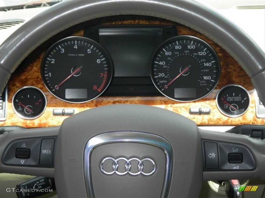 2007 A8 L 4.2 quattro - Custom Matte Burgundy / Sand Beige photo #46