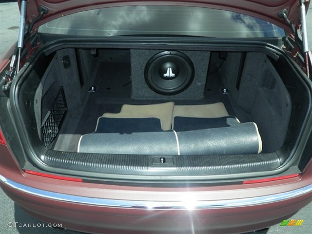 2007 A8 L 4.2 quattro - Custom Matte Burgundy / Sand Beige photo #55