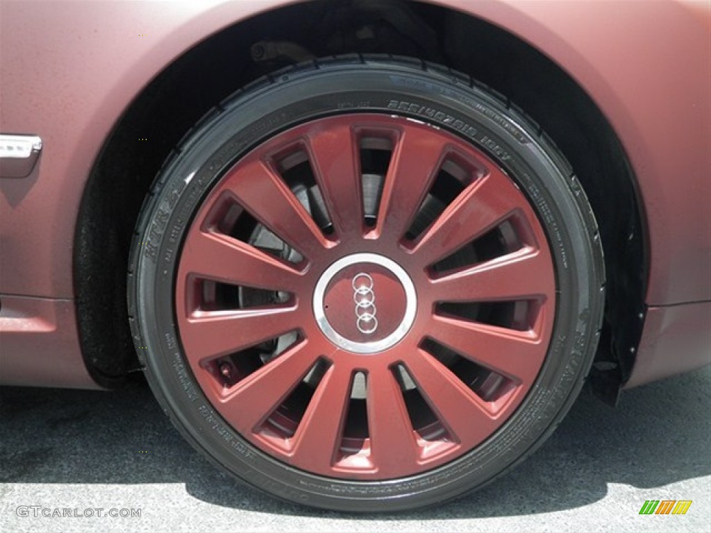 2007 A8 L 4.2 quattro - Custom Matte Burgundy / Sand Beige photo #56