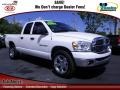 2007 Bright White Dodge Ram 1500 SLT Quad Cab  photo #1