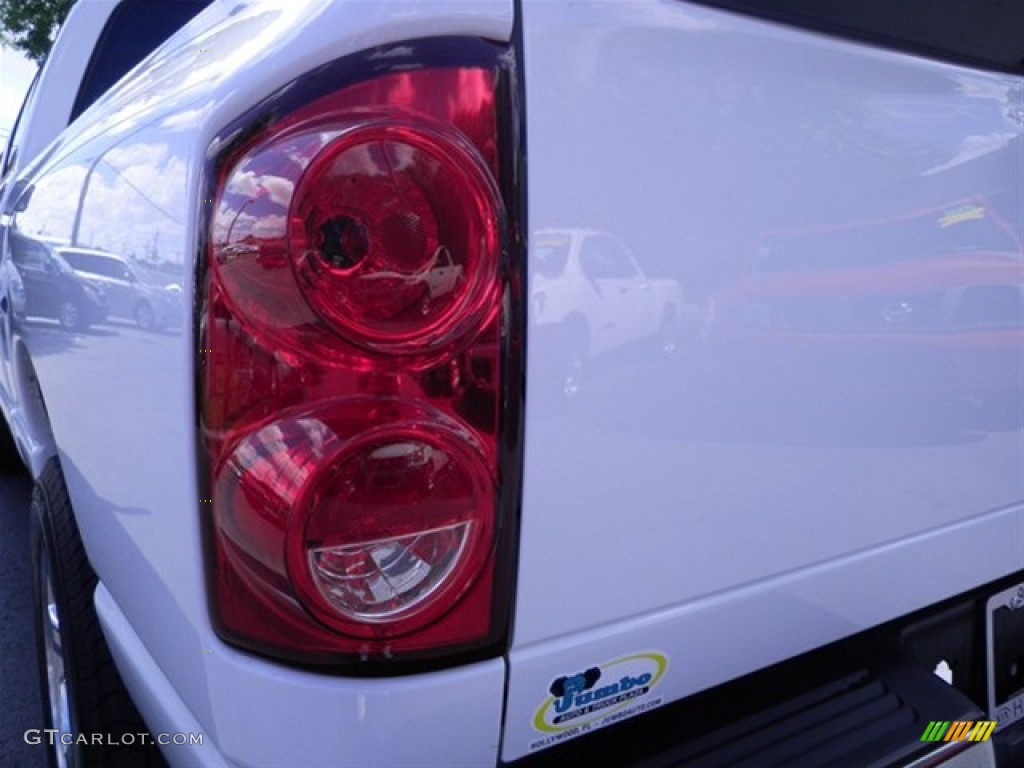 2007 Ram 1500 SLT Quad Cab - Bright White / Medium Slate Gray photo #13