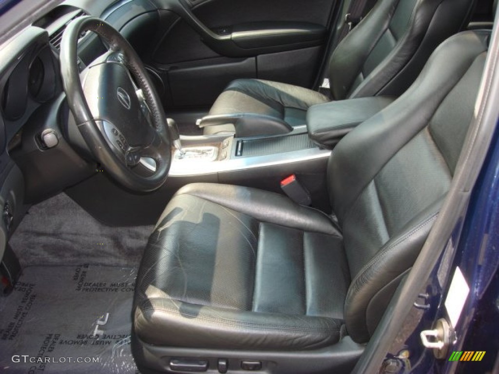 Ebony Interior 2008 Acura TL 3.2 Photo #66915703