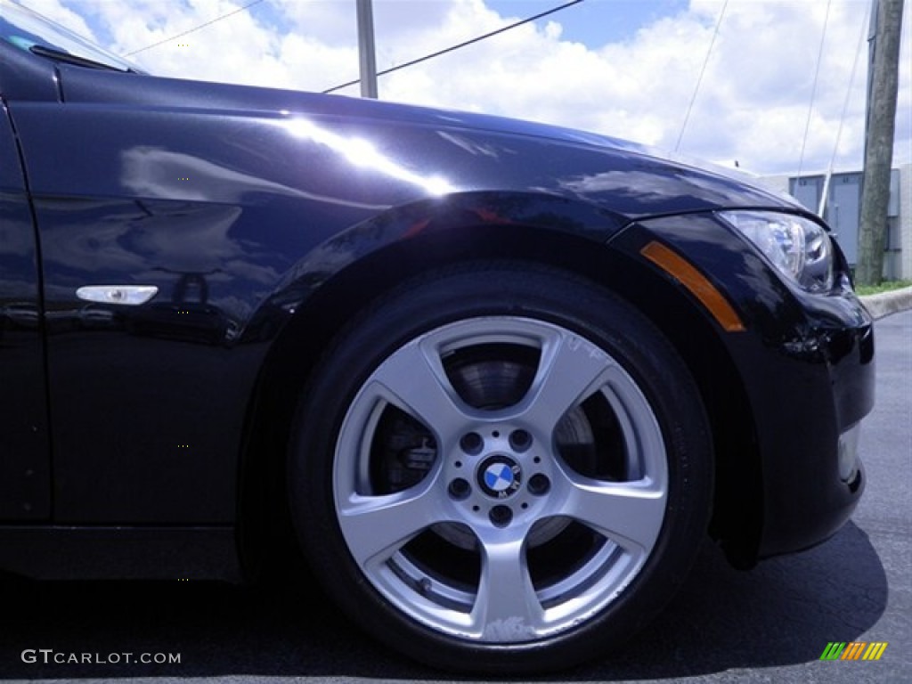 2009 3 Series 328i Convertible - Black Sapphire Metallic / Coral Red/Black Dakota Leather photo #25