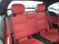 Coral Red/Black Dakota Leather Rear Seat Photo for 2009 BMW 3 Series #66916783