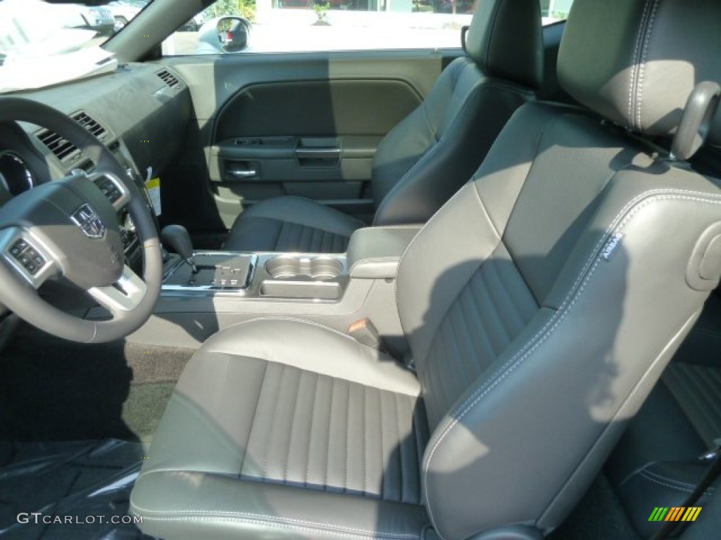 Dark Slate Gray Interior 2012 Dodge Challenger Rallye Redline Photo #66916828