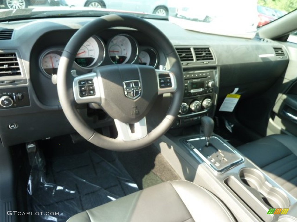 2012 Dodge Challenger Rallye Redline Dark Slate Gray Dashboard Photo #66916846