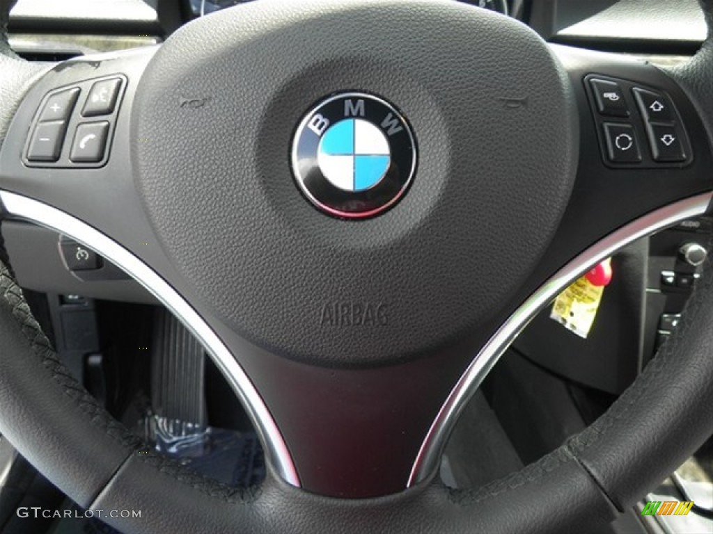 2009 3 Series 328i Convertible - Black Sapphire Metallic / Coral Red/Black Dakota Leather photo #49