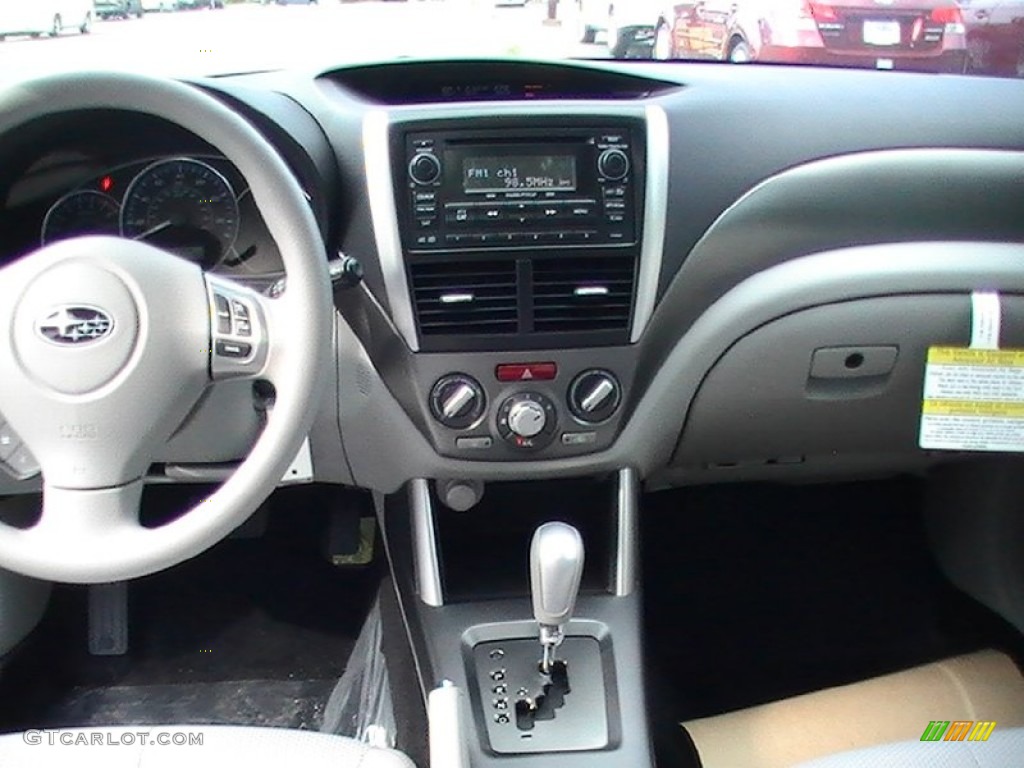 2012 Forester 2.5 X Premium - Ice Blue Metallic / Platinum photo #4