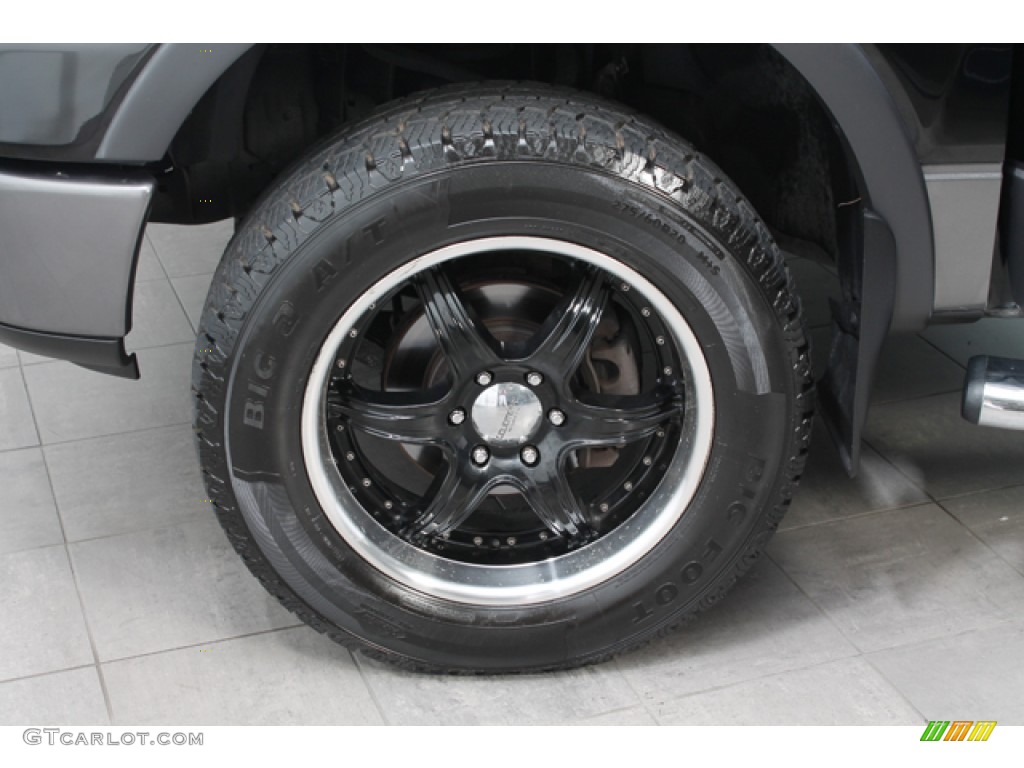 2008 Ford F150 FX4 SuperCab 4x4 Custom Wheels Photo #66919849