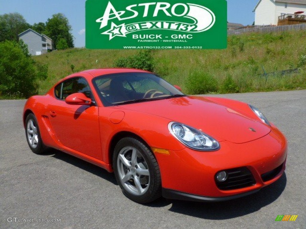 2012 Cayman  - Guards Red / Sand Beige photo #1