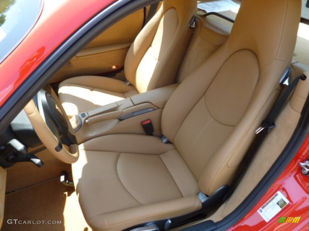 2012 Cayman  - Guards Red / Sand Beige photo #18