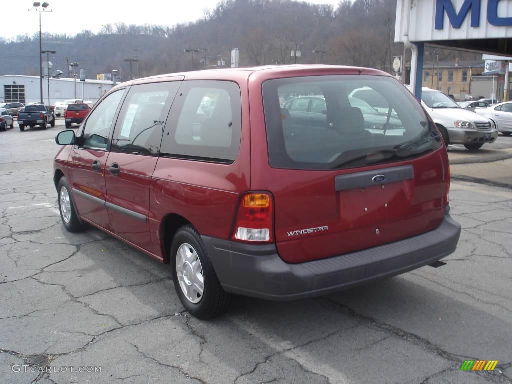 1999 Windstar LX - Toreador Red Metallic / Medium Graphite photo #2