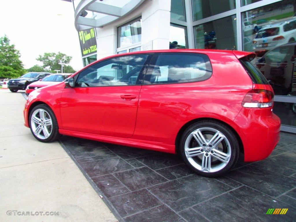 2012 Golf R 2 Door 4Motion - Tornado Red / R Titan Black Leather photo #2