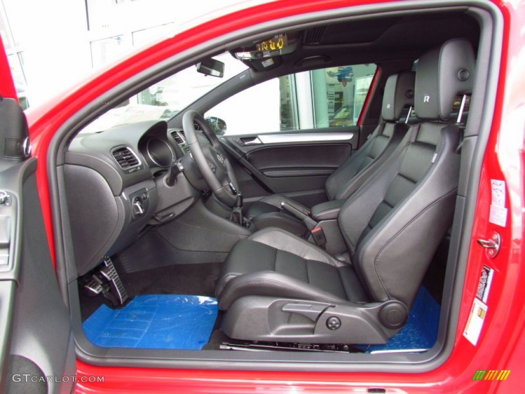 2012 Golf R 2 Door 4Motion - Tornado Red / R Titan Black Leather photo #3