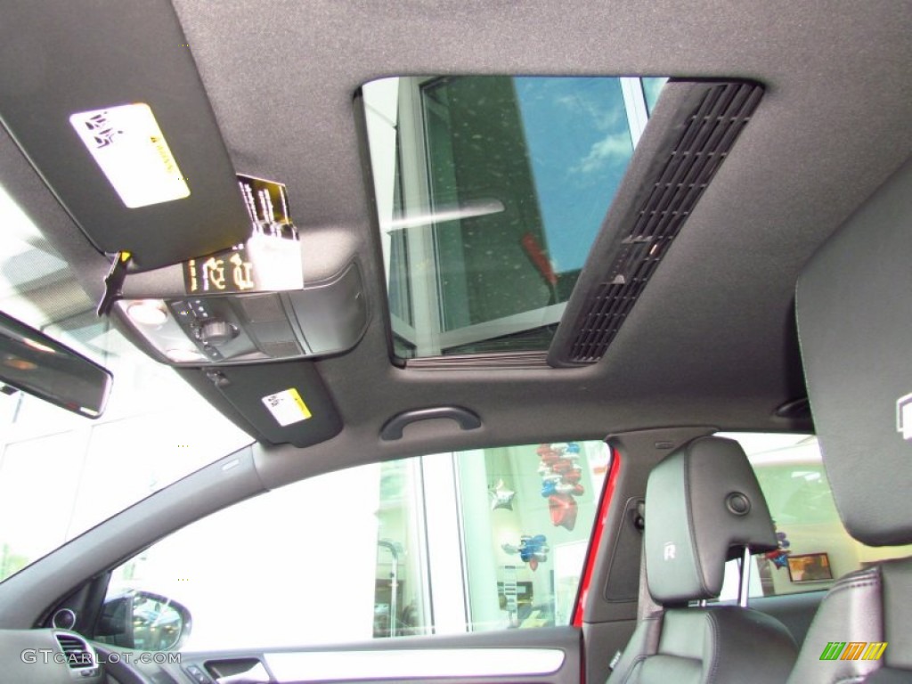 2012 Golf R 2 Door 4Motion - Tornado Red / R Titan Black Leather photo #6