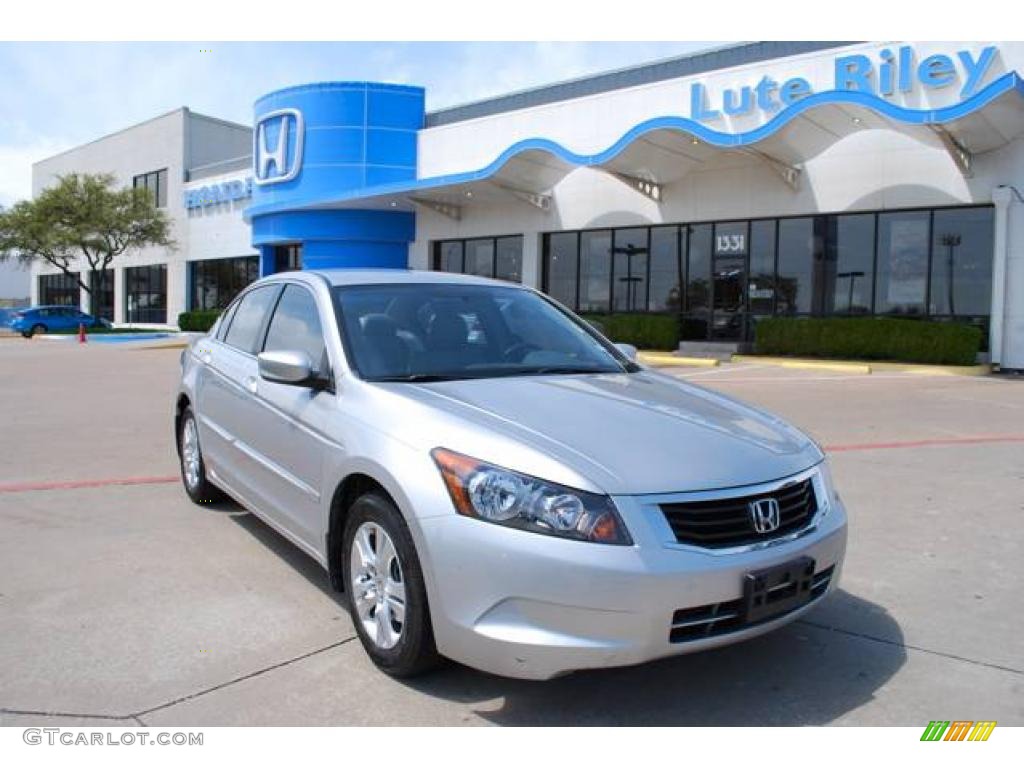 2008 Accord LX-P Sedan - Alabaster Silver Metallic / Gray photo #1