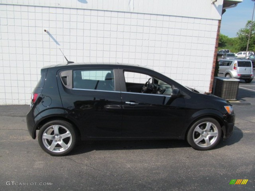 Black 2012 Chevrolet Sonic LTZ Hatch Exterior Photo #66922837