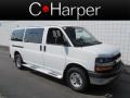 Summit White - Express LT 3500 Passenger Van Photo No. 1