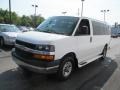 Summit White - Express LT 3500 Passenger Van Photo No. 6