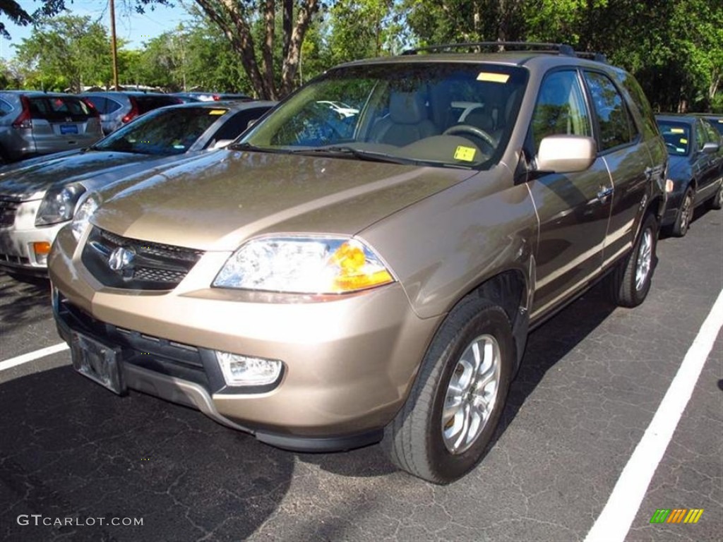 2003 MDX Touring - Sandstone Metallic / Saddle photo #4