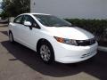 Taffeta White - Civic LX Sedan Photo No. 1