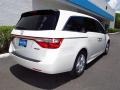 2012 White Diamond Pearl Honda Odyssey Touring  photo #3