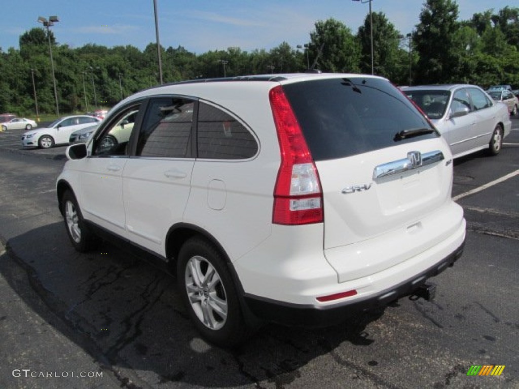 2010 CR-V EX-L AWD - Taffeta White / Gray photo #7