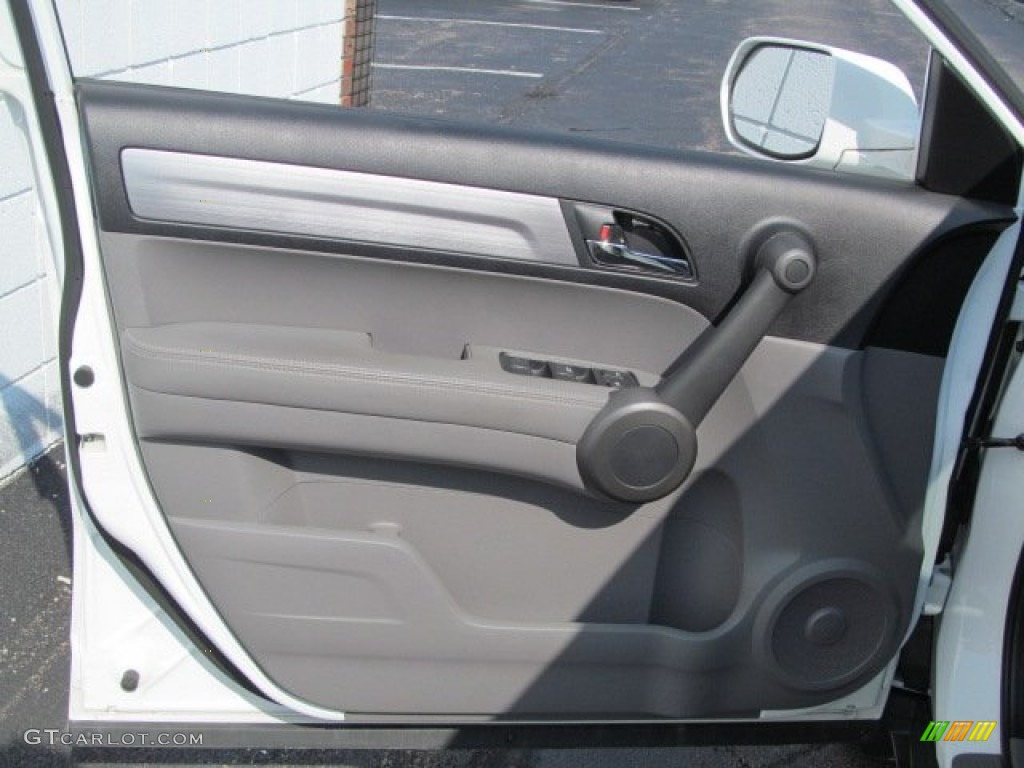 2010 CR-V EX-L AWD - Taffeta White / Gray photo #17