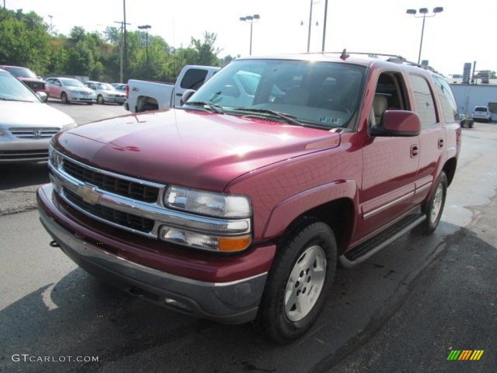 2006 Tahoe LT 4x4 - Sport Red Metallic / Tan/Neutral photo #6