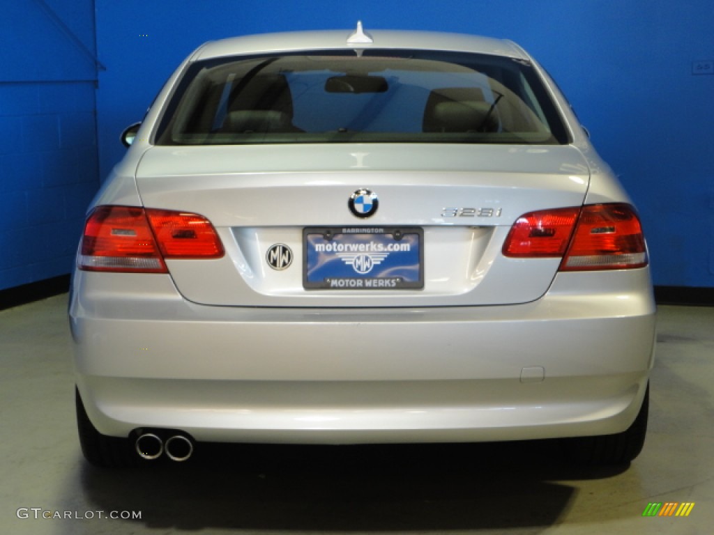2009 3 Series 328xi Coupe - Titanium Silver Metallic / Black Dakota Leather photo #7