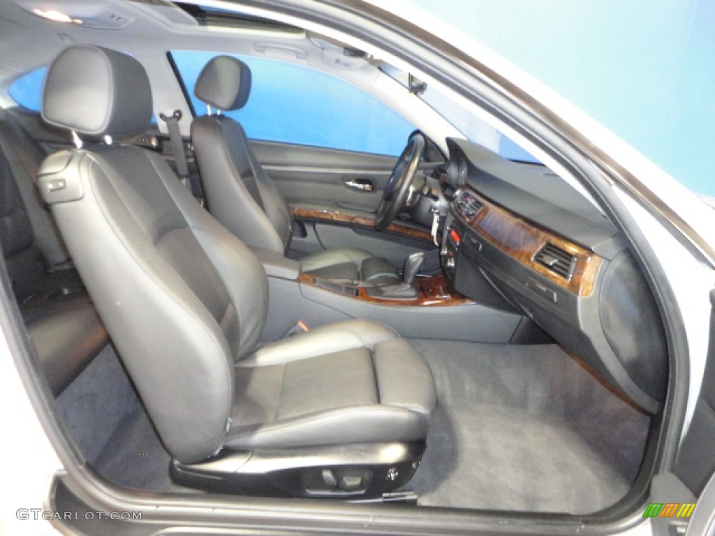2009 3 Series 328xi Coupe - Titanium Silver Metallic / Black Dakota Leather photo #22