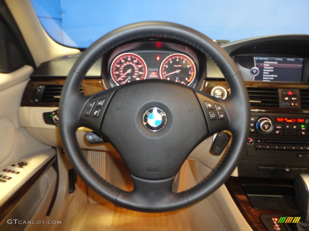 2011 3 Series 335i xDrive Sedan - Jet Black / Beige photo #15