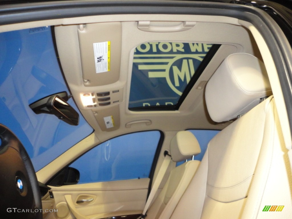2011 3 Series 335i xDrive Sedan - Jet Black / Beige photo #19
