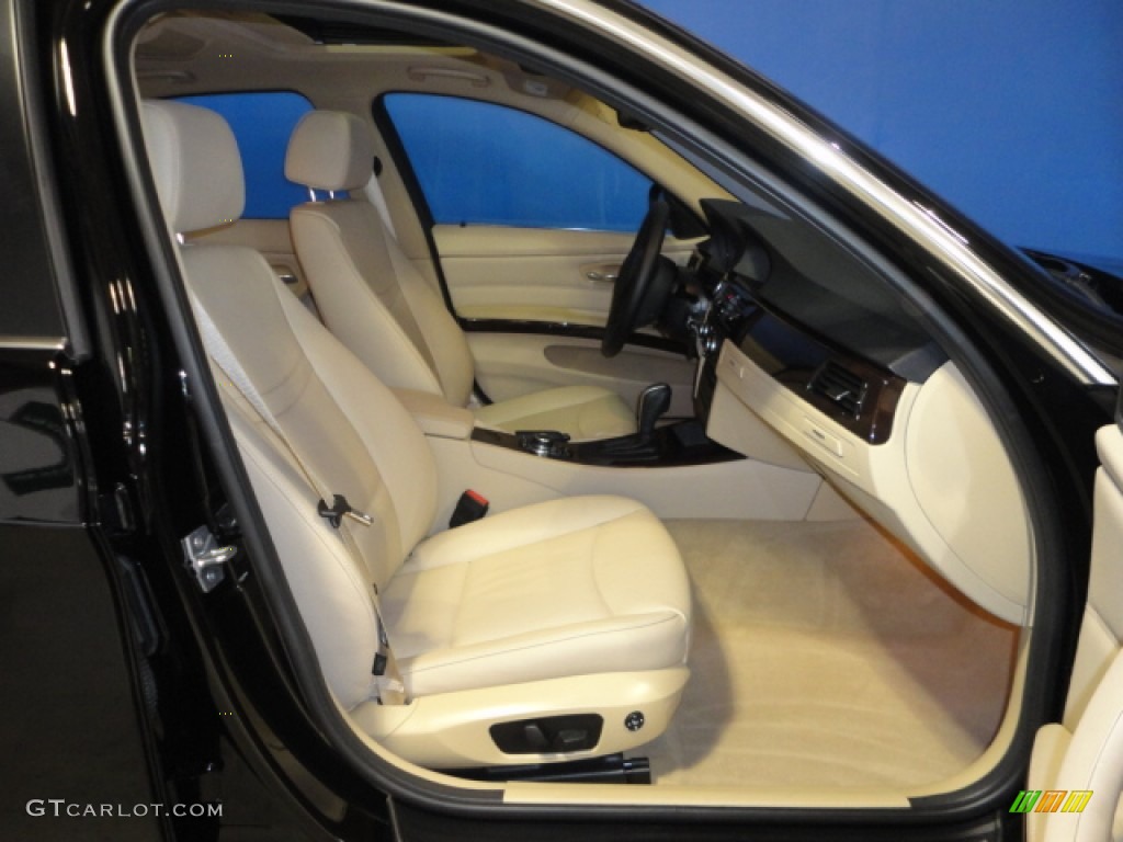 2011 3 Series 335i xDrive Sedan - Jet Black / Beige photo #25