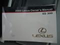 Books/Manuals of 2000 ES 300 Sedan