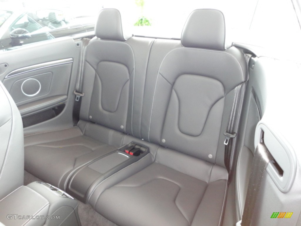 2013 Audi S5 3.0 TFSI quattro Convertible Rear Seat Photo #66927073