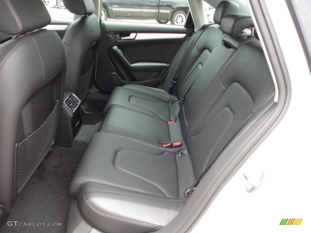 Black Interior 2013 Audi A4 2.0T Sedan Photo #66927277