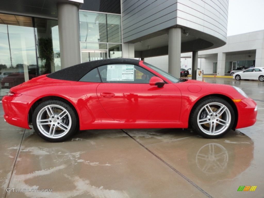 Guards Red 2012 Porsche New 911 Carrera Cabriolet Exterior Photo #66927346