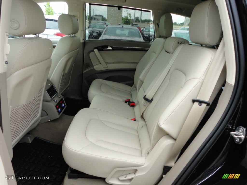 Cardamom Beige Interior 2012 Audi Q7 3.0 TFSI quattro Photo #66927574