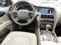 2012 Audi Q7 Cardamom Beige Interior Dashboard Photo