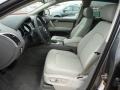 2012 Audi Q7 Limestone Gray Interior Front Seat Photo