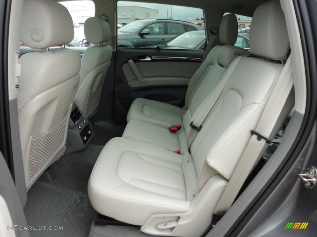 Limestone Gray Interior 2012 Audi Q7 3.0 TFSI quattro Photo #66927658