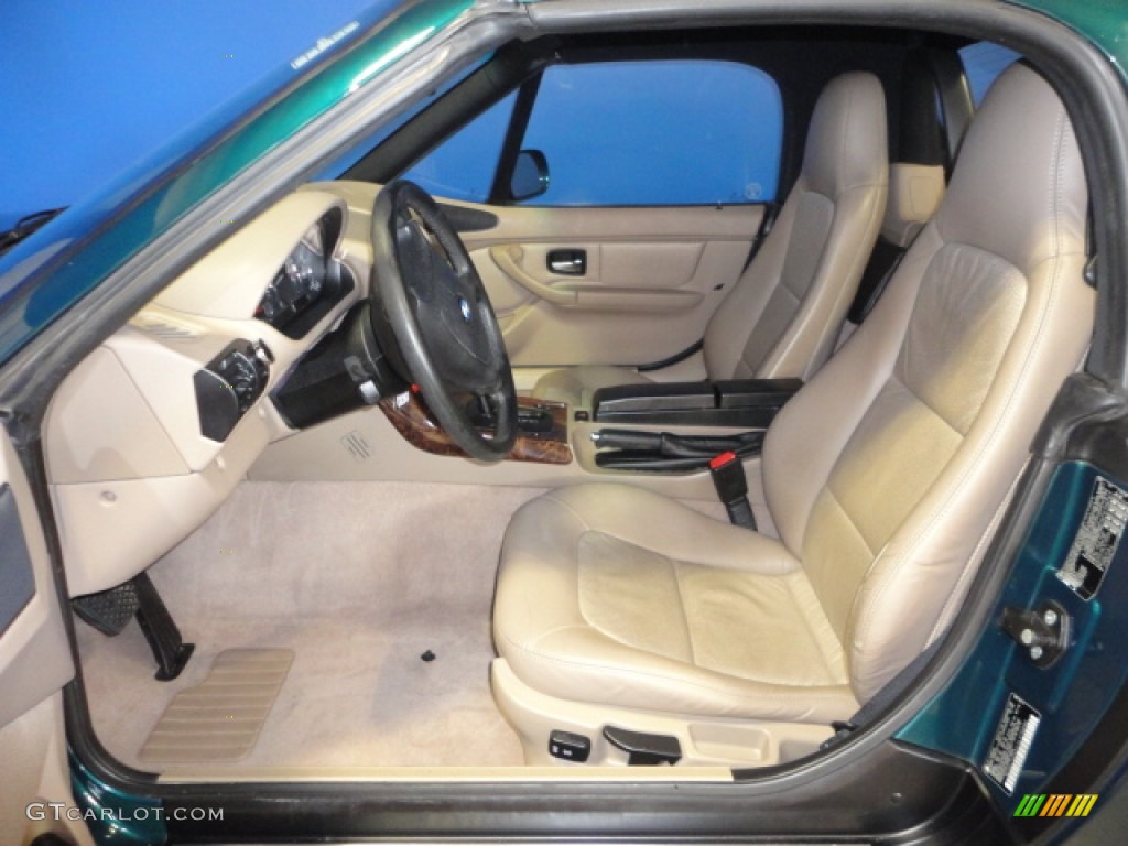 Beige Interior 1999 BMW Z3 2.8 Roadster Photo #66927814